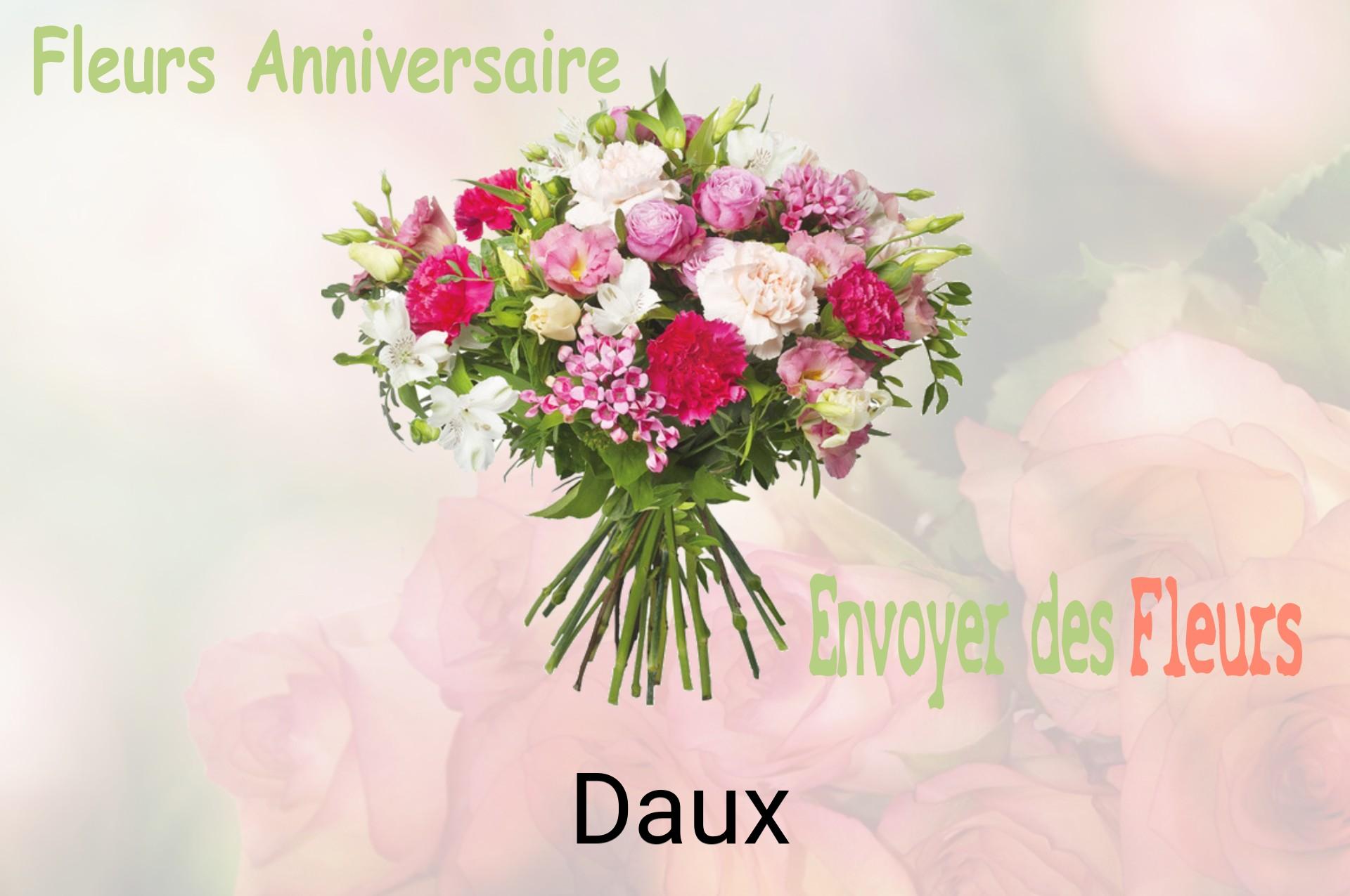 Bouquet de fleurs d’anniversaire livré à Daux